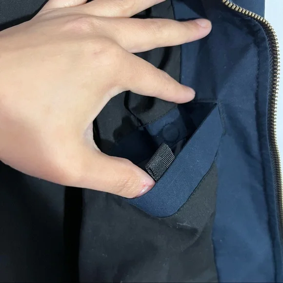 EVERLANE The Bomber Jacket/ Uniform In Navy Size Medium - Picture 5 of 13